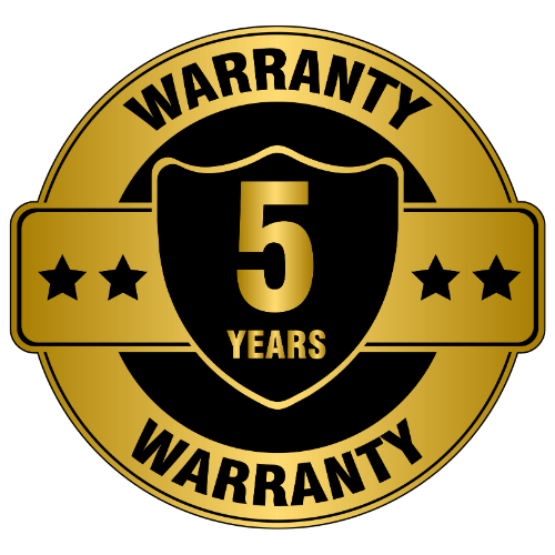 5 YEAR WARRENTY