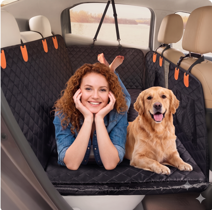 ComfyRide™ - Hard Bottom Back Seat Extender + (FREE Dog Safety-Belt)
