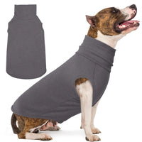 IECOii XL Dog SweaterStretch Fleece Vest Dog Sweater -GreyX-LargeTurtleneck Dog Sweater for Large Dogs Girl BoyWarm Dog Fleece Sweater Extra Large Dog Sweater Dog SweatshirtChristmas Dog Sweater