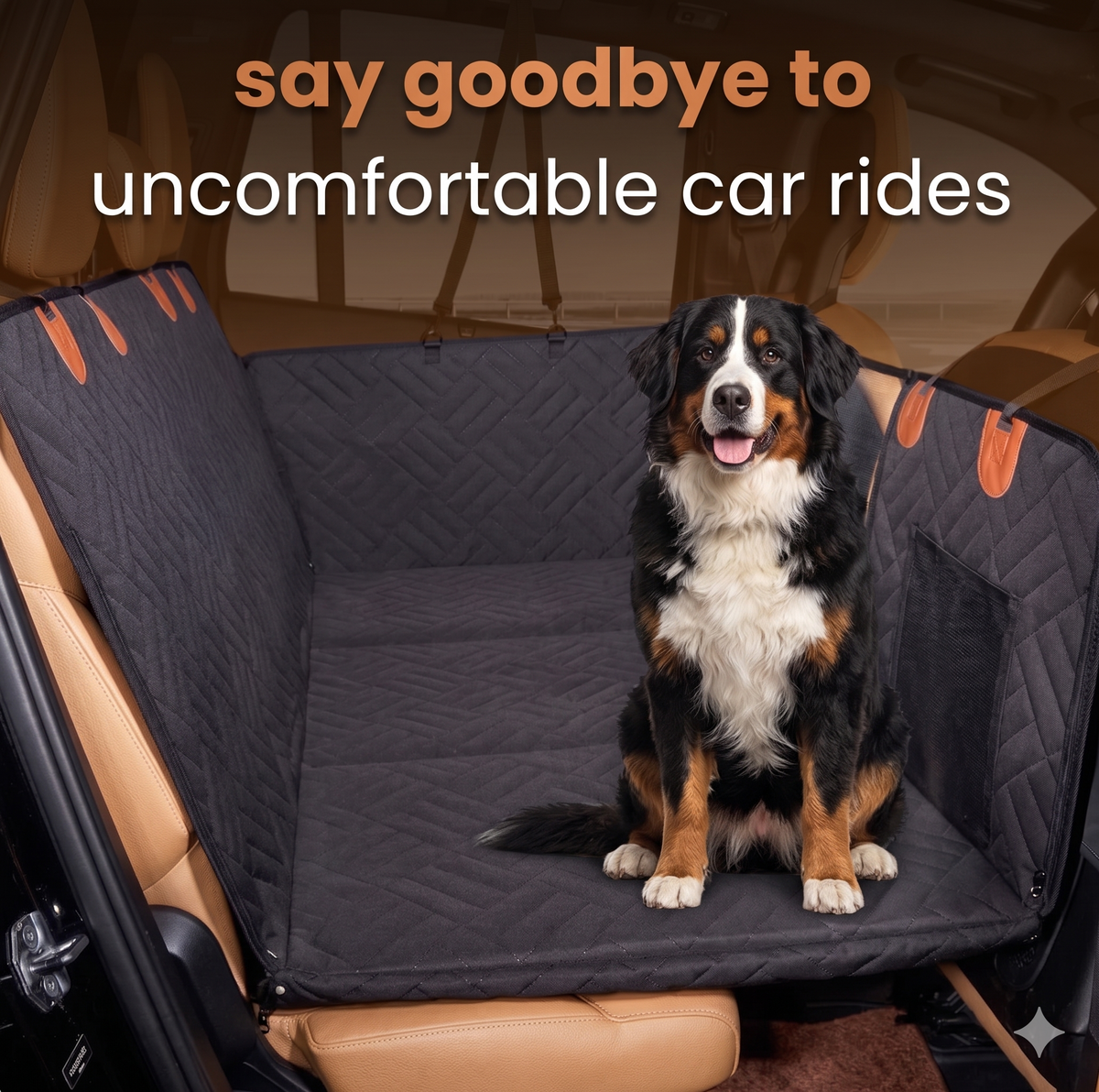 ComfyRide™ - Hard Bottom Back Seat Extender + (FREE Dog Bed)